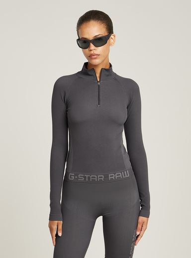 Top Seamless Zip